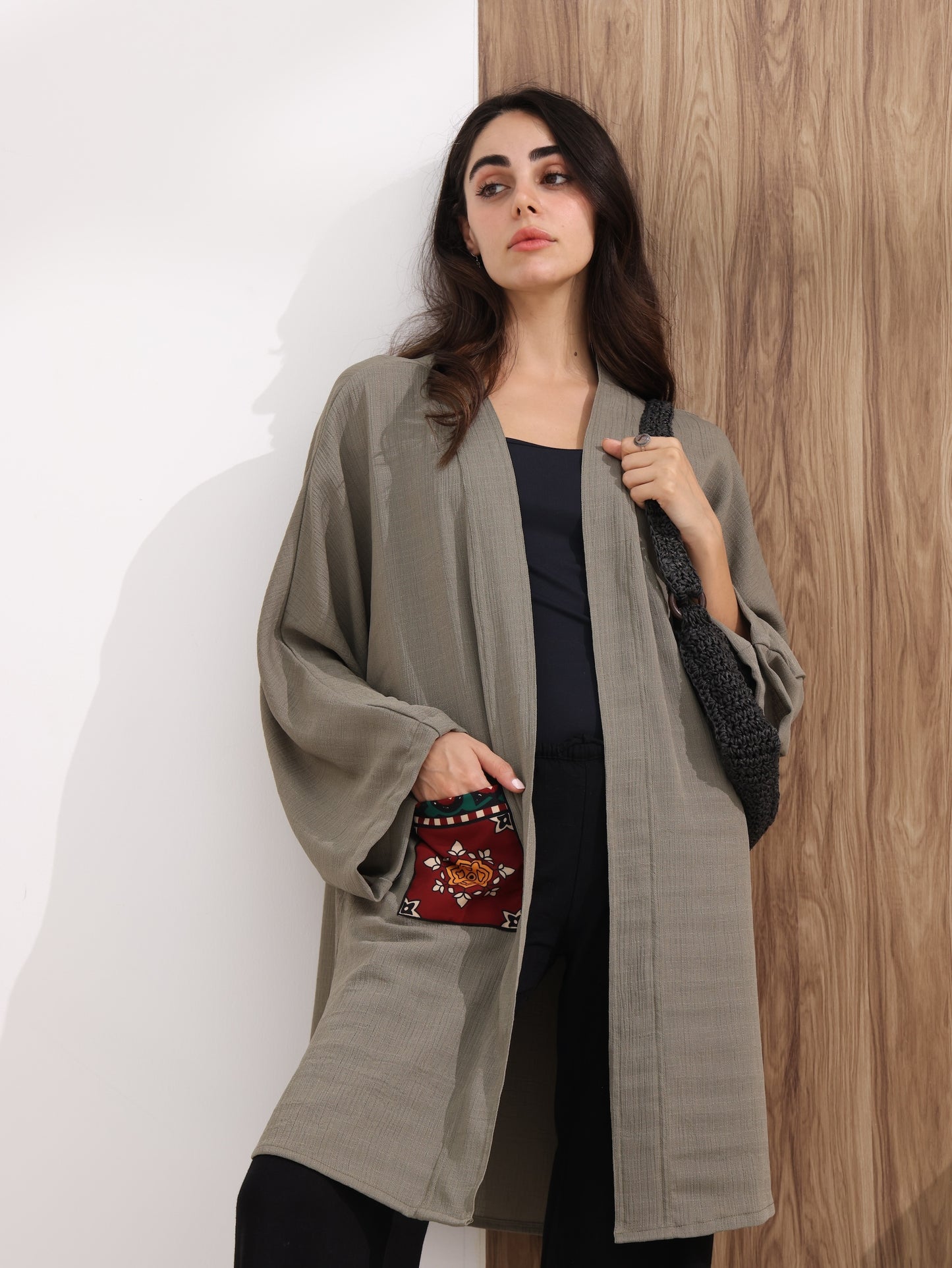 The Kimono - Olive green