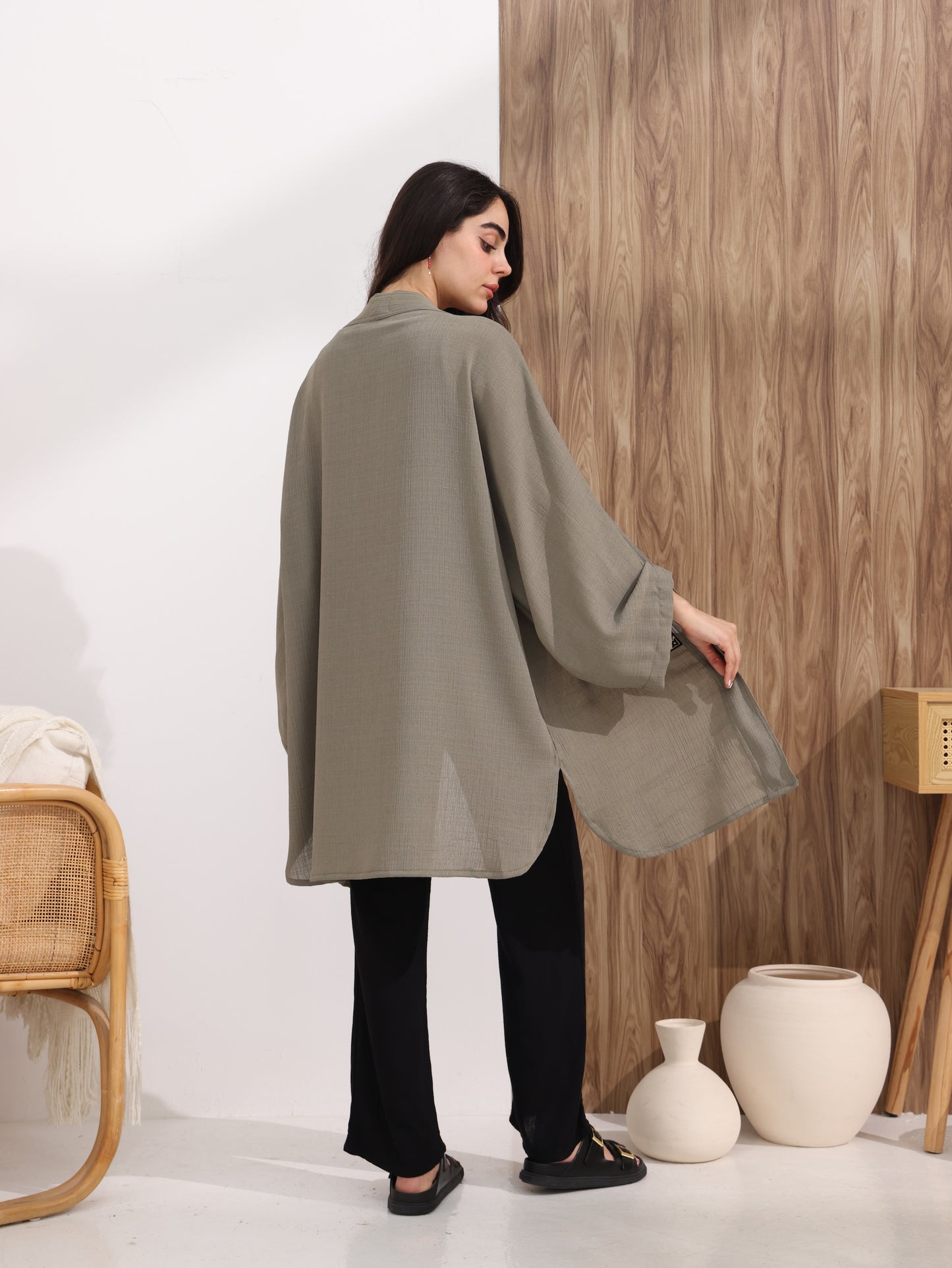 The Kimono - Olive green