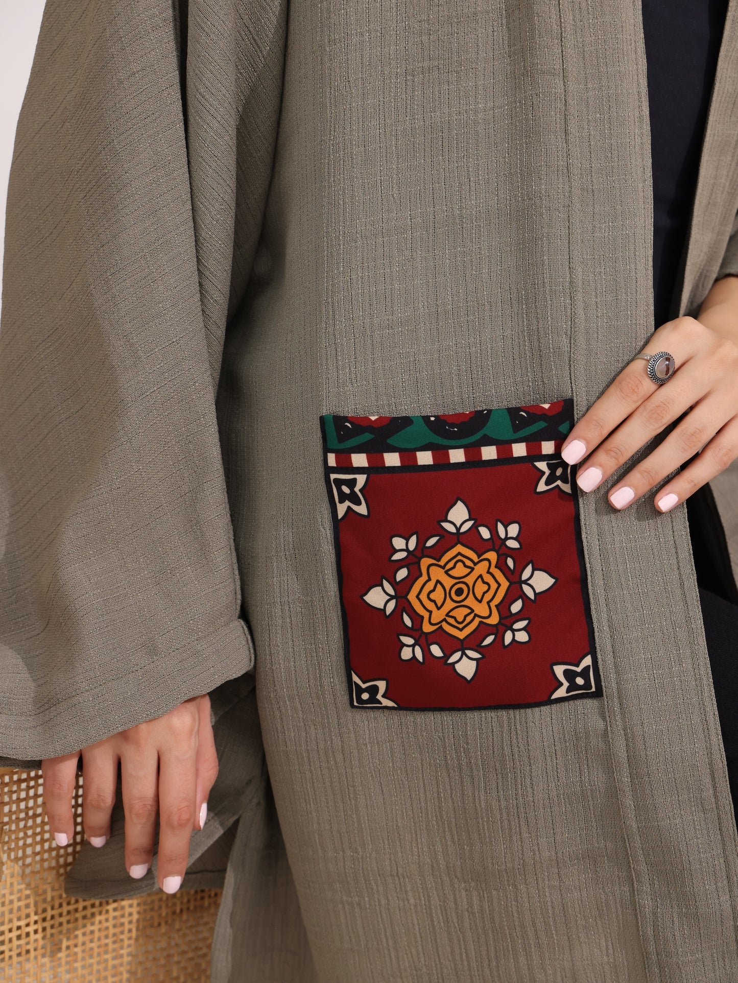 The Kimono - Olive green