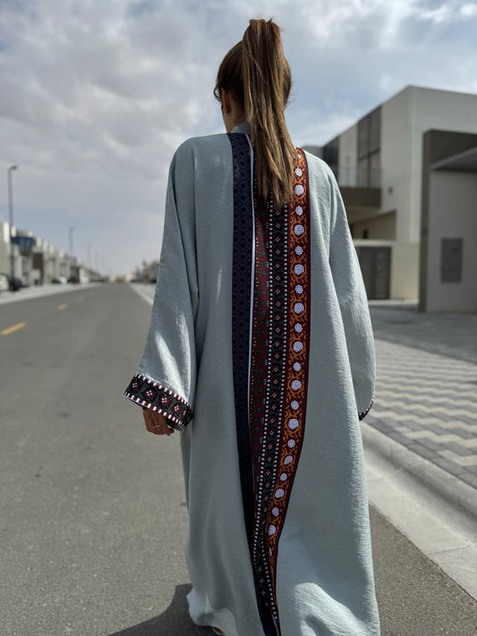 The Abaya - Slate blue