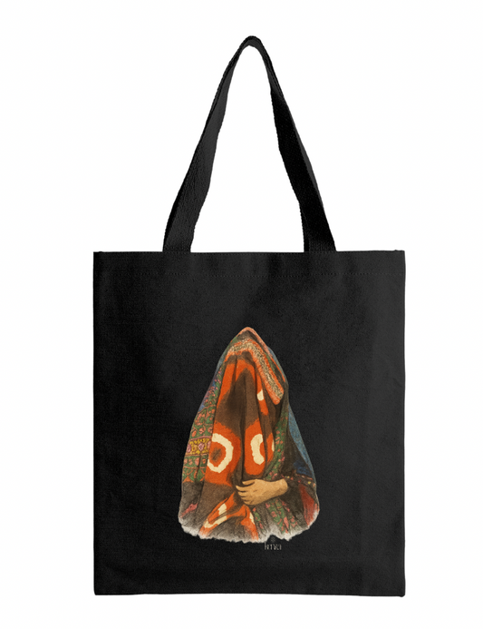 The Kenza Tote - Veiled (Black)