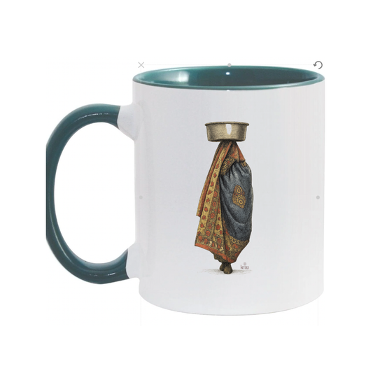 The Kenza Mug - Shaybah Hajja (Teal)