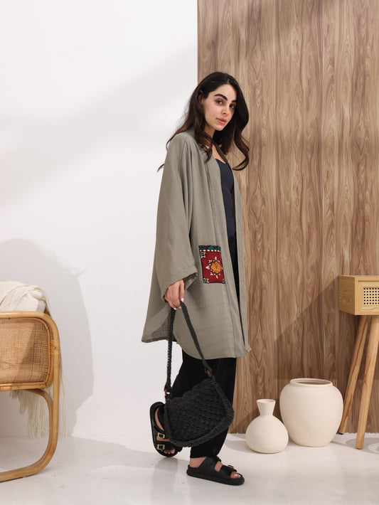 The Kimono - Olive green