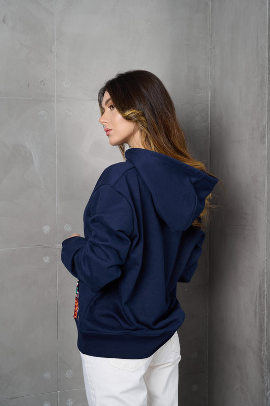 The Sitara Hoodie - Blue